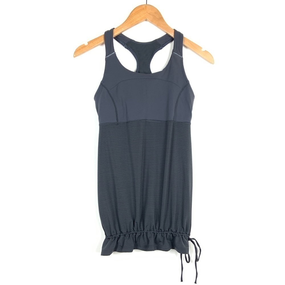 Athleta Skills Drills Racerback Tank Gray Sz XXS? - Picture 1 of 6